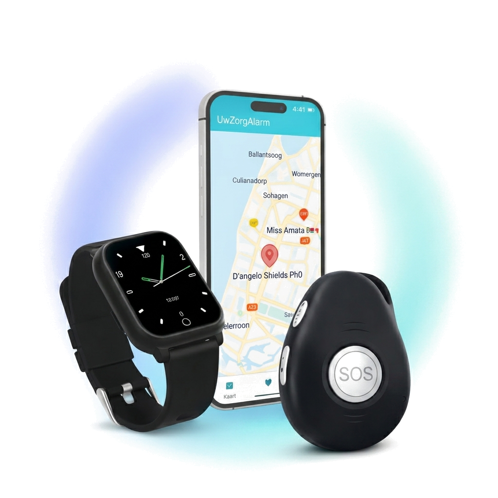 Alarmhorloge, alarmknop en de Uwzorgalarm-app